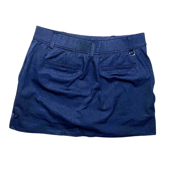 Halara 2in1 Cross Front Mini Active Skirt with Shorts and Pockets Sz XS Black Be - Picture 2 of 5